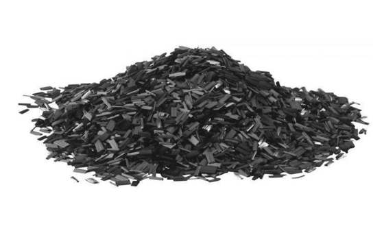 6mm gehackte Kohlenstofffaser für Durchmesser 1-100mm Staat Filament und erschwinglich gemacht