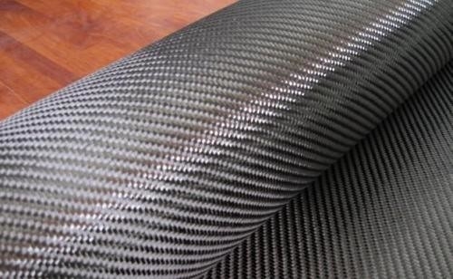 Mechanische Eigenschaft Typ Kohlenstofffaser Twill Schwarz Farbe 3k 200g USD12/Je Quadratmeter