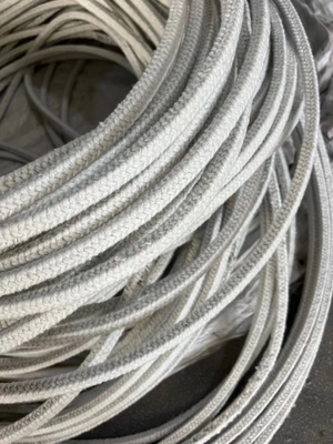 3 mm 12 mm Keramikfaserverpackungsseil für Wärmedämmung und Feuerfestigkeit
