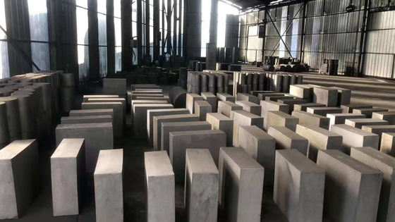 Customized Brass Casting 100% Carbon Graphit Block mit Dichte 1,78 1,85 1,91 g Material