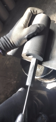 Runde Quadratgetriebe Hexagon Riser Graphit Form für kontinuierliches Gießen Messing maßgeschneidert