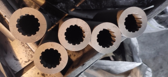 1.85 g/cm3 Innen beschichtetem Rundgerät Hexagon Graphit für Kohlenstoff-Durchlaufguss