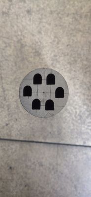 Industrielle Dichte 1,85 gcm Innenbeschichtung Graphit zum Gießen von Messing/Kupfer