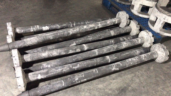 Kristallmorphologie GR Rotoren aus Kohlenstoffgraphit zur Antioxidation von Aluminium
