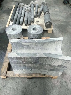 Flachgraphit-extrudierter Graphit-Rotor für die Aluminiumproduktion und Kristallmorphologie