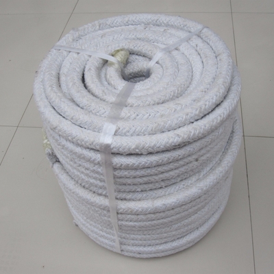 Anpassbares rundes Seil aus Keramikfasern mit 3-60 mm-Flockenfaden 6 mm für Temperaturanwendungen