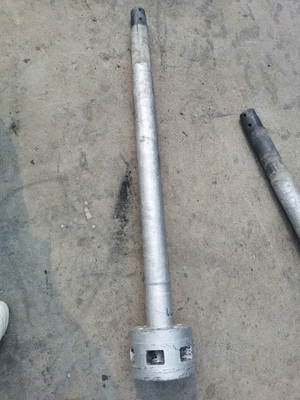 100% Kohlenstoffgraphit Rotor und Welle für angepasste Haltbarkeit Aluminium Schmelzen