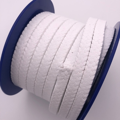 Ölmaterial Weiß geflochtene PTFE-Krebsverpackung für Pumpendichtungen in Größen von 3*3mm bis 60*60mm