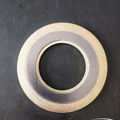 Temperaturleistung O-Ring Graphit Spiral Wunde Dichtung mit Innen- und Außenring