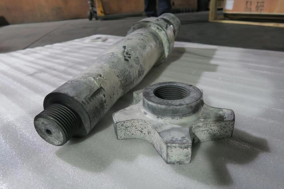 100% Kohlenstoff-Antioxidations-Graphit-Rotor für die Aluminiumproduktion der Automobilindustrie