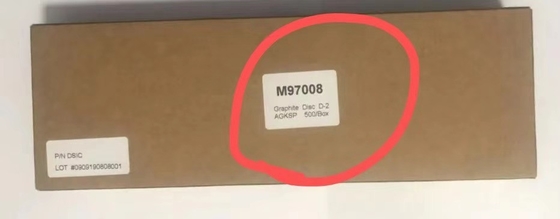 Flachgraphit 6*150mm Scheibenstangelektrode für Spectrroil-Ausrüstung in industrieller Größe