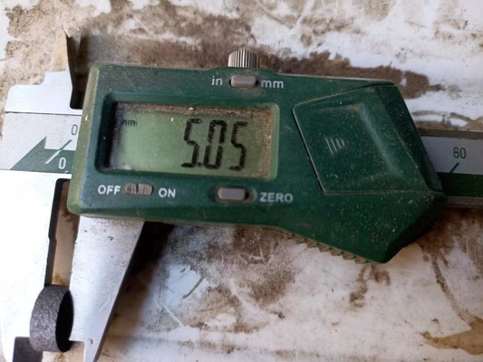 Flachgraphit 6*150mm Scheibenstangelektrode für Spectrroil-Ausrüstung in industrieller Größe