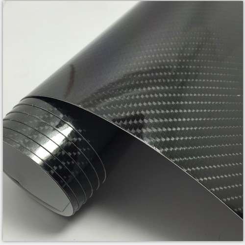 5D-Schwarze Kohlenstofffaser Innenzubehör PVC-Rohstoffe für Automobile Motorräder