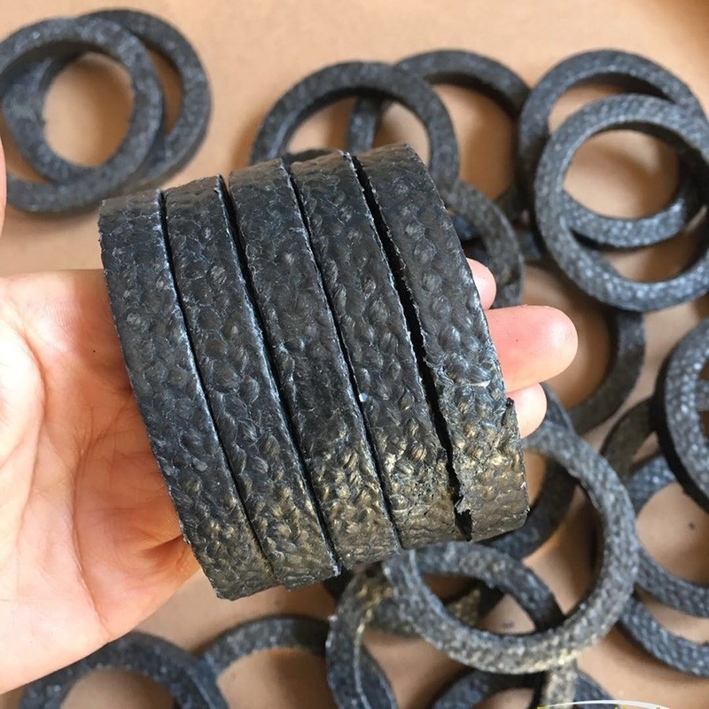 Temperaturleistung O-Ring Graphit Spiral Wunde Dichtung mit Innen- und Außenring